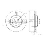 TOMEX Brakes Bremsscheibe